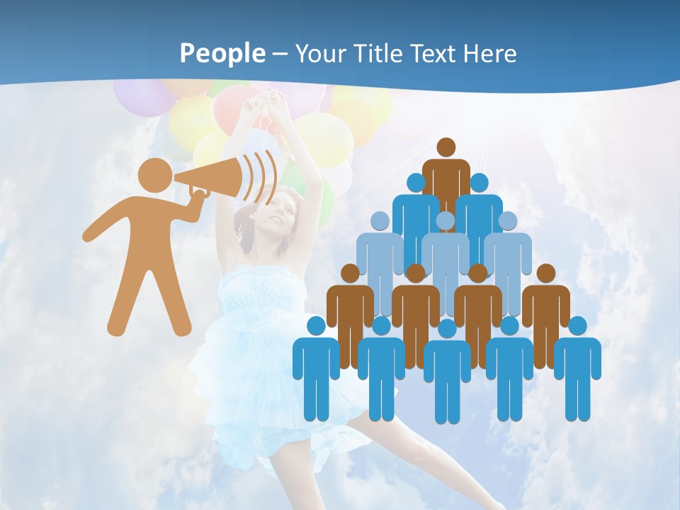 Smile Spring Sky PowerPoint Template