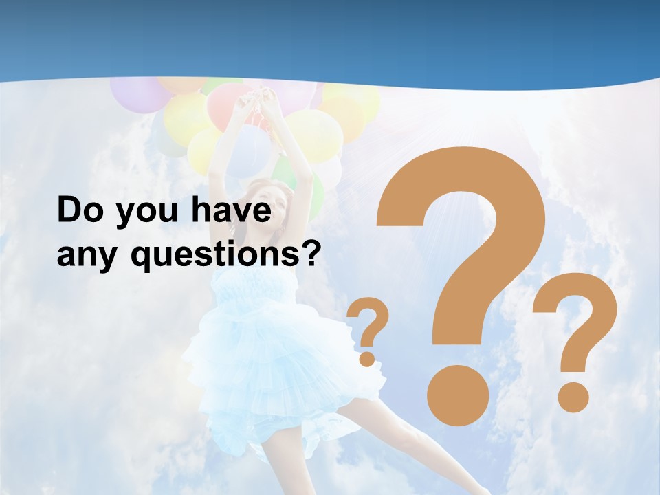 Smile Spring Sky PowerPoint Template