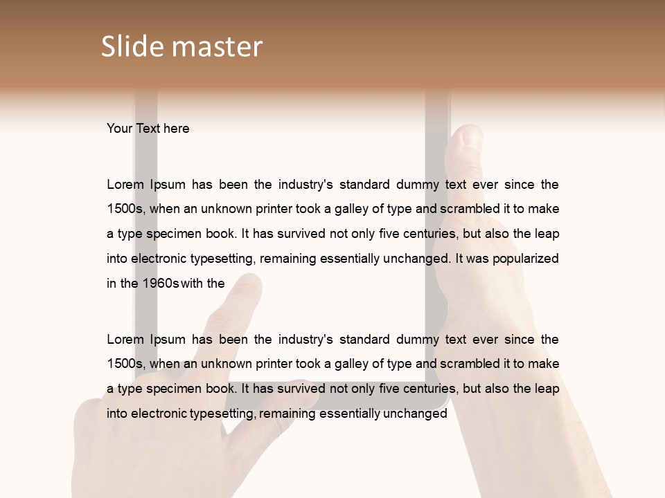 Path Display Single PowerPoint Template