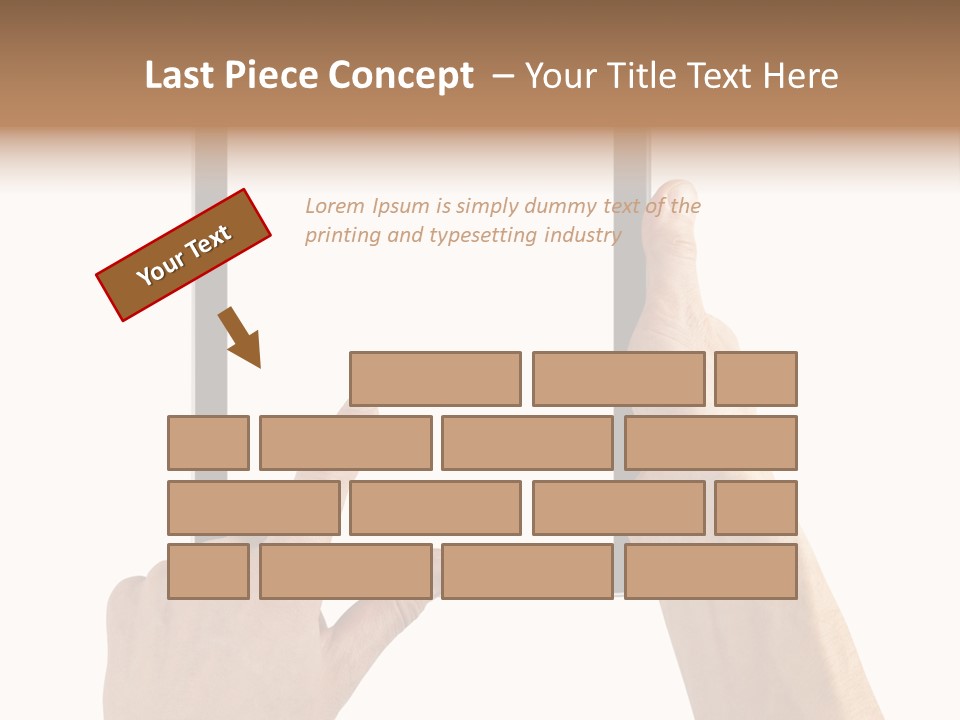 Path Display Single PowerPoint Template