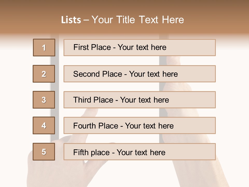 Path Display Single PowerPoint Template