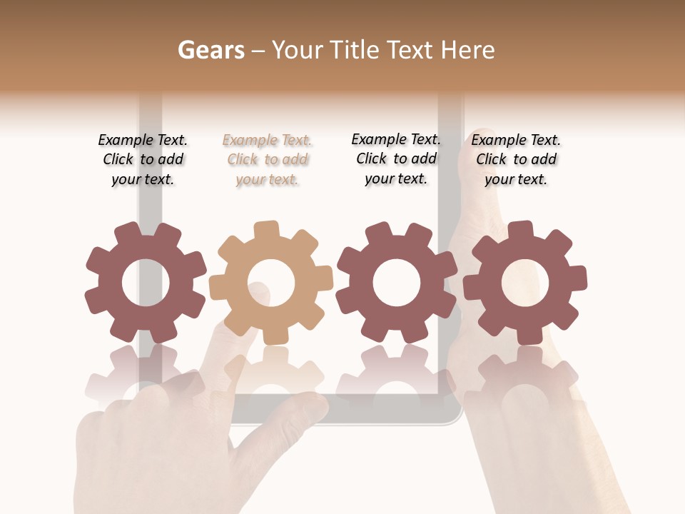 Path Display Single PowerPoint Template