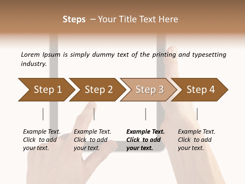 Path Display Single PowerPoint Template