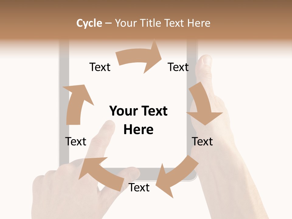 Path Display Single PowerPoint Template