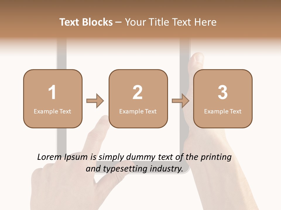 Path Display Single PowerPoint Template