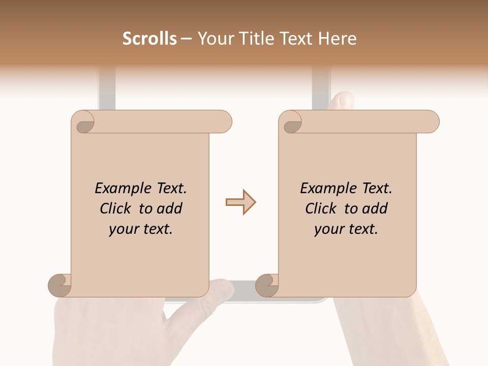 Path Display Single PowerPoint Template