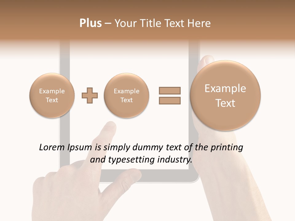 Path Display Single PowerPoint Template