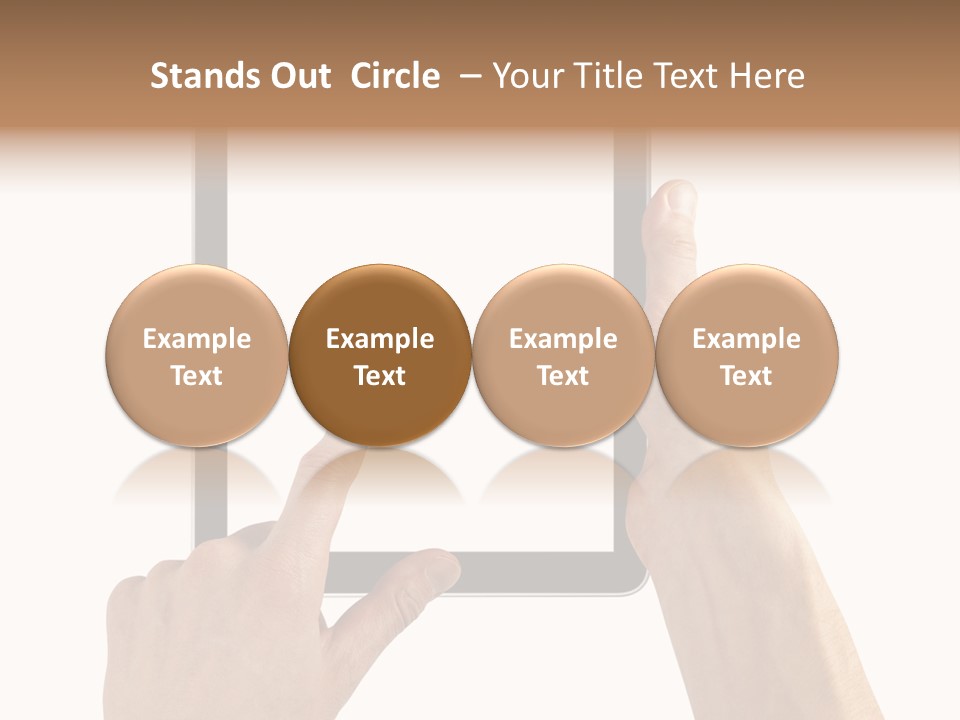 Path Display Single PowerPoint Template
