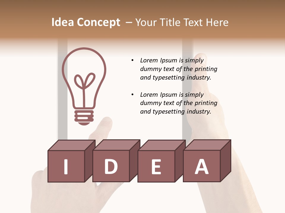 Path Display Single PowerPoint Template