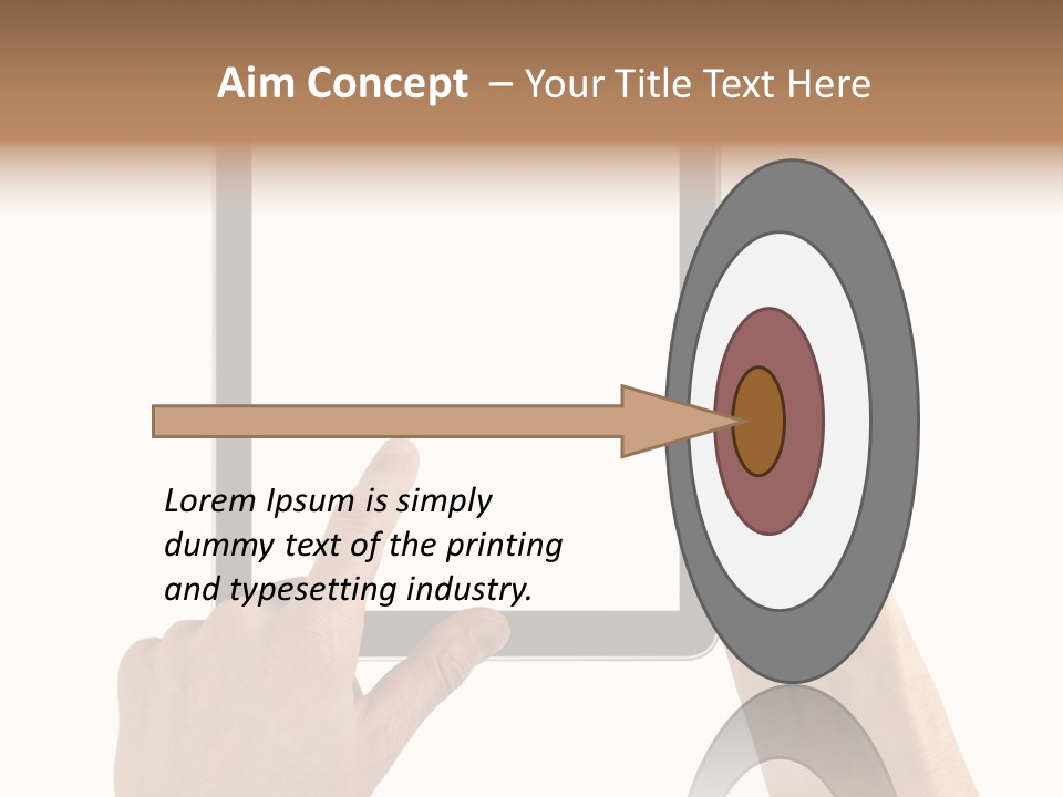 Path Display Single PowerPoint Template