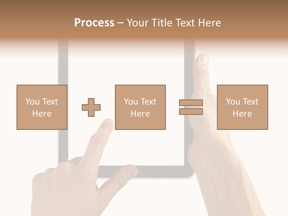 Path Display Single PowerPoint Template