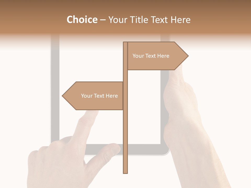 Path Display Single PowerPoint Template