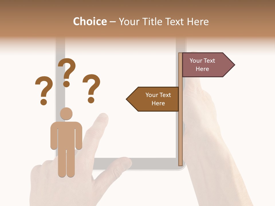 Path Display Single PowerPoint Template