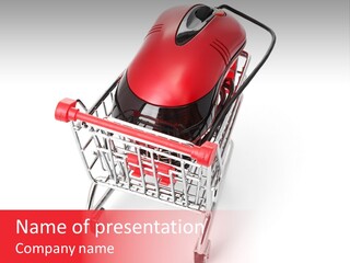 Store Electronic Push PowerPoint Template