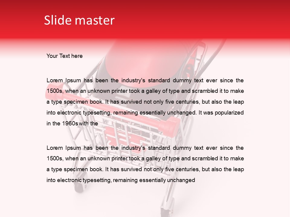 Store Electronic Push PowerPoint Template