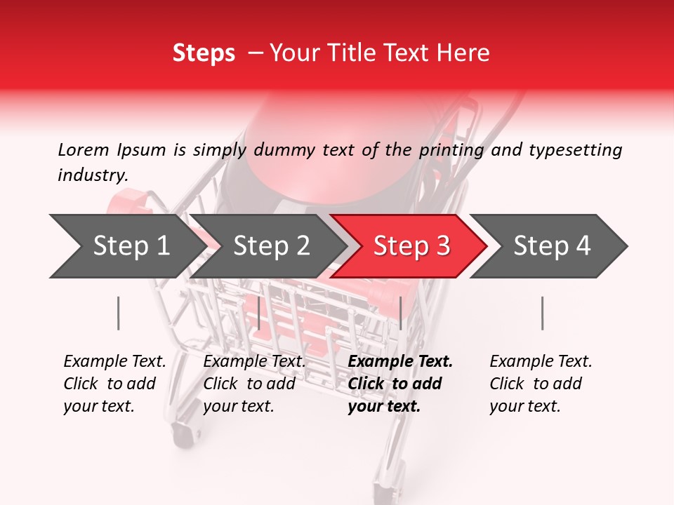 Store Electronic Push PowerPoint Template