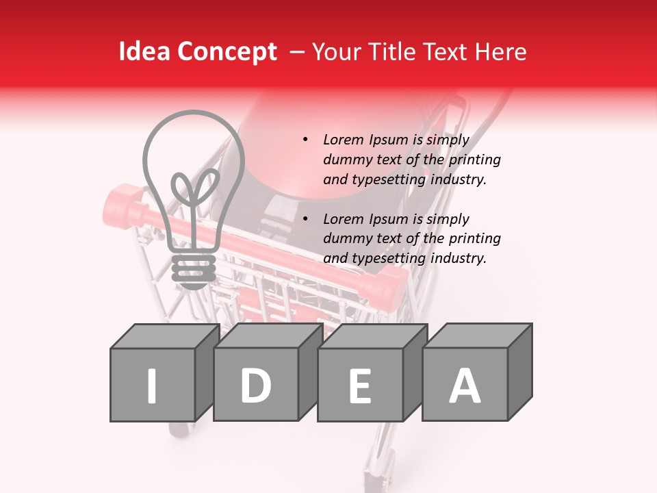Store Electronic Push PowerPoint Template