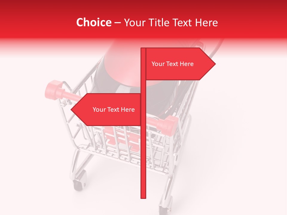Store Electronic Push PowerPoint Template
