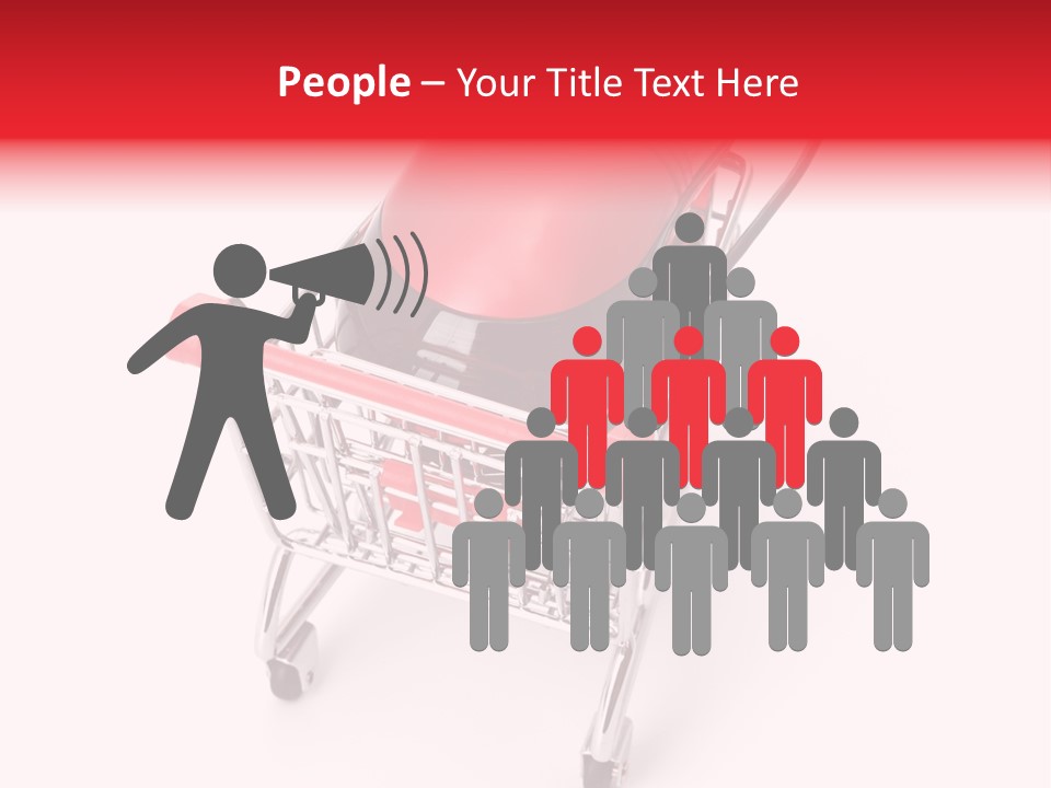 Store Electronic Push PowerPoint Template