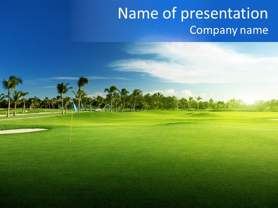 Hill Summer Day PowerPoint Template