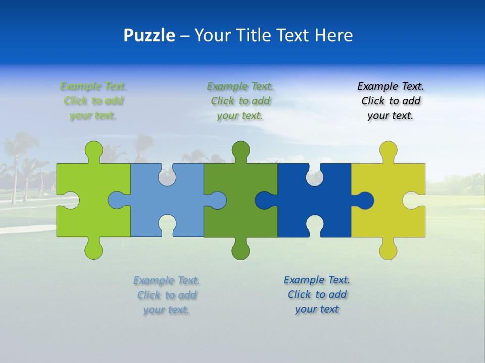 Hill Summer Day PowerPoint Template