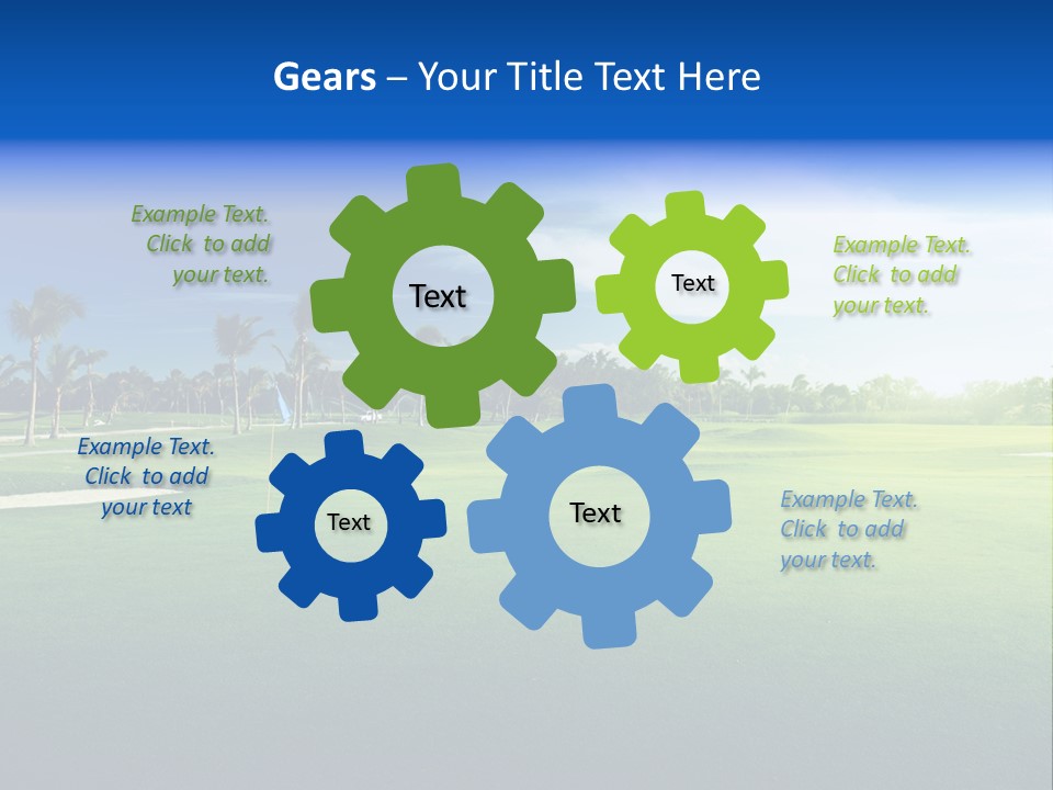 Hill Summer Day PowerPoint Template