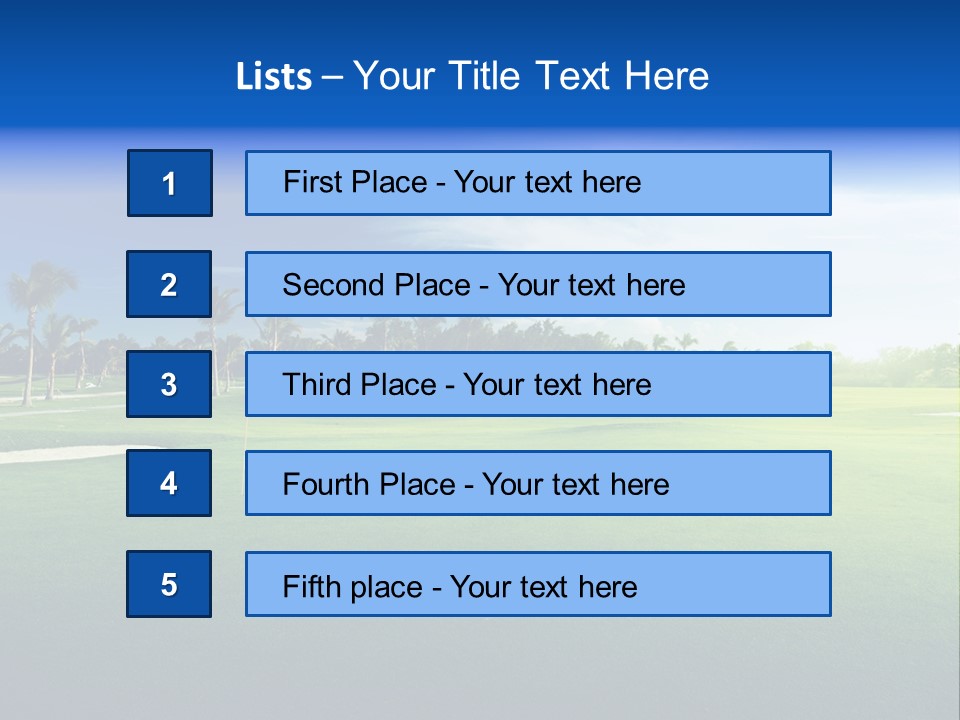 Hill Summer Day PowerPoint Template