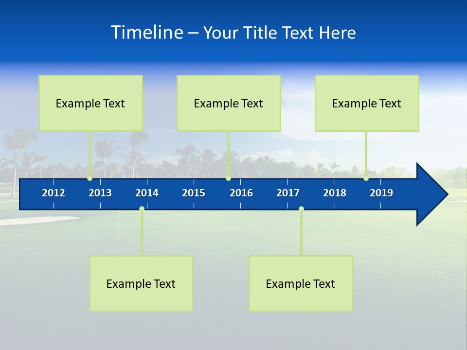 Hill Summer Day PowerPoint Template