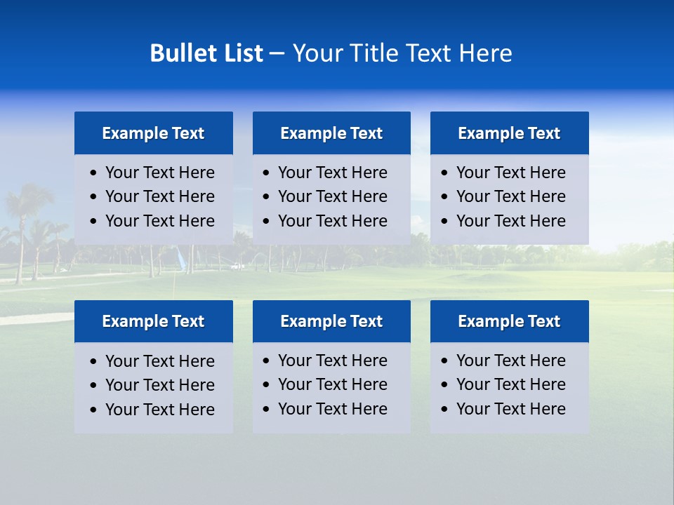 Hill Summer Day PowerPoint Template