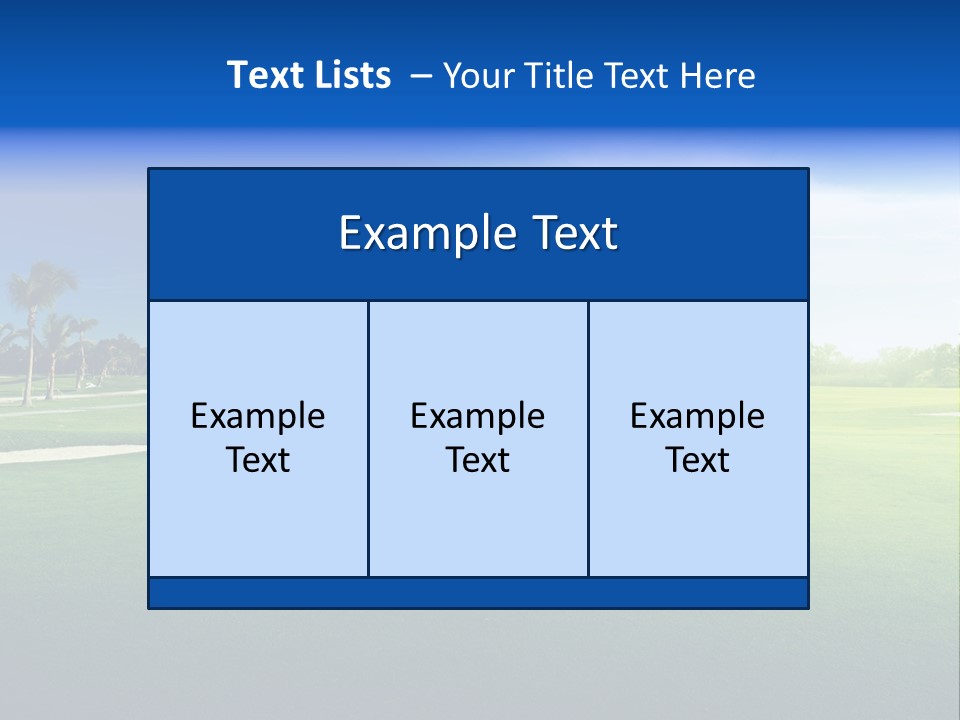 Hill Summer Day PowerPoint Template