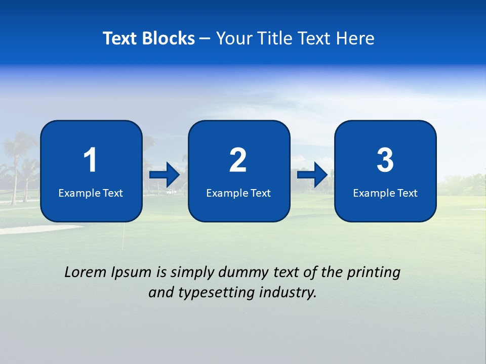 Hill Summer Day PowerPoint Template