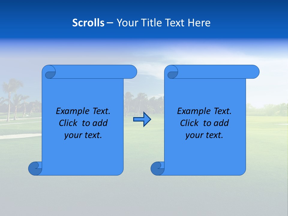 Hill Summer Day PowerPoint Template
