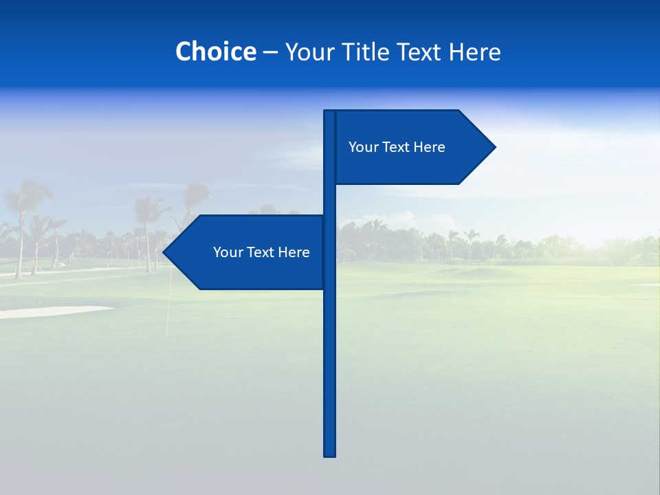 Hill Summer Day PowerPoint Template