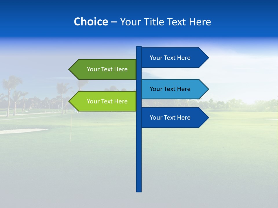 Hill Summer Day PowerPoint Template