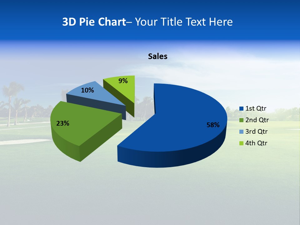 Hill Summer Day PowerPoint Template