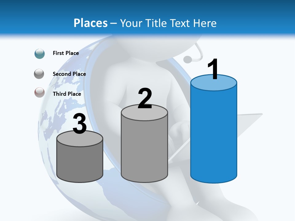 Image World Grey PowerPoint Template