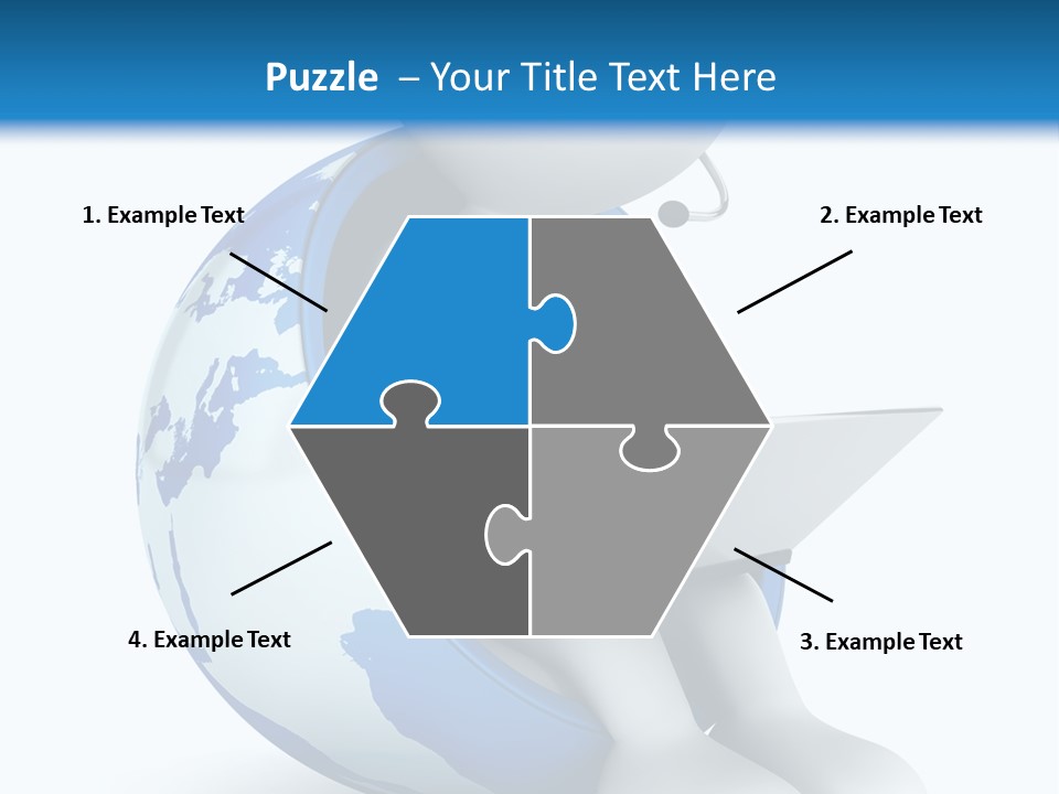 Image World Grey PowerPoint Template