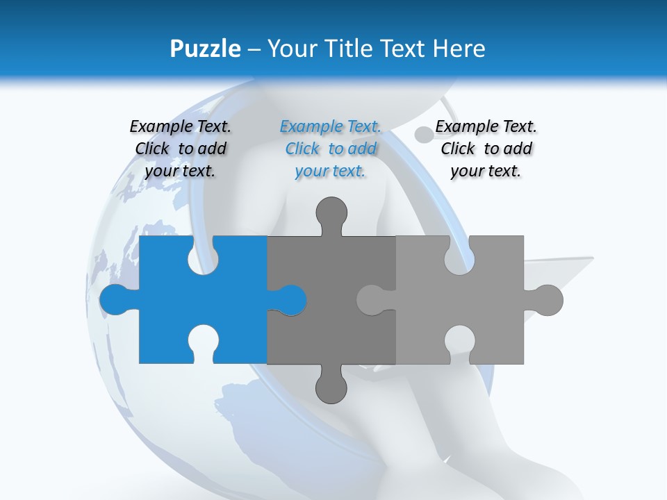 Image World Grey PowerPoint Template