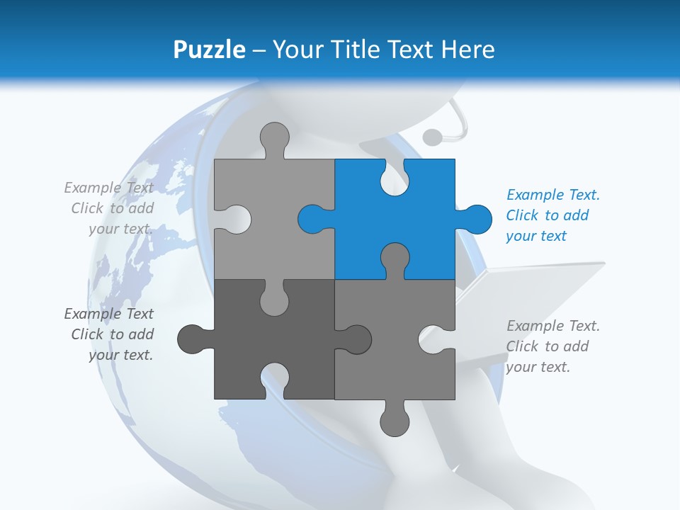 Image World Grey PowerPoint Template