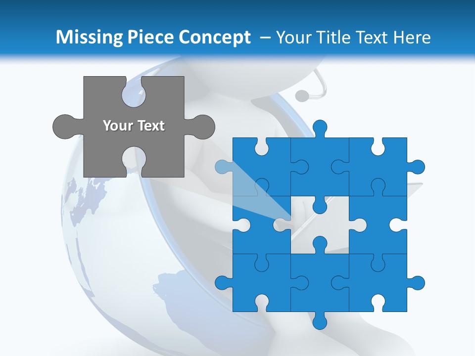 Image World Grey PowerPoint Template