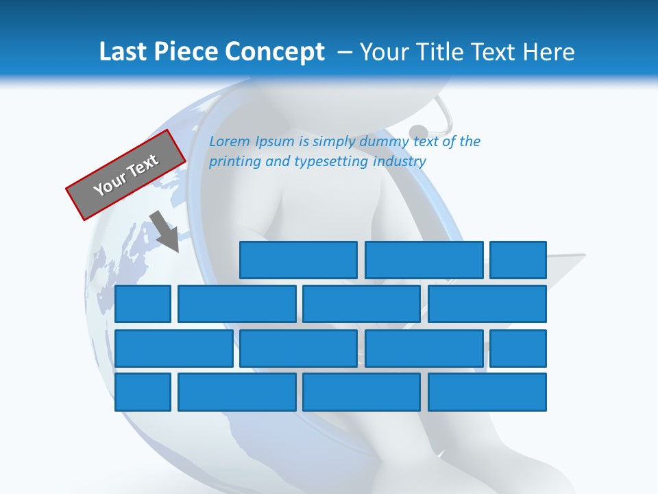 Image World Grey PowerPoint Template