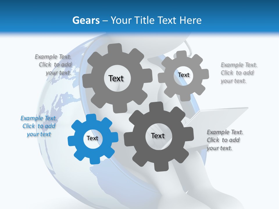 Image World Grey PowerPoint Template