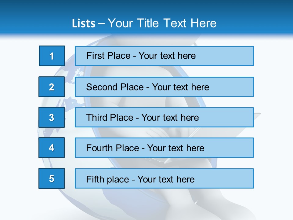 Image World Grey PowerPoint Template