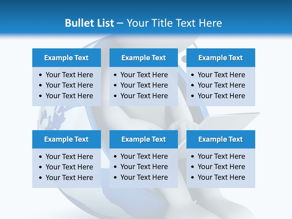 Image World Grey PowerPoint Template