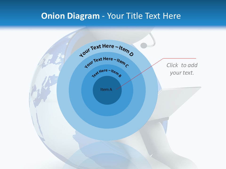 Image World Grey PowerPoint Template