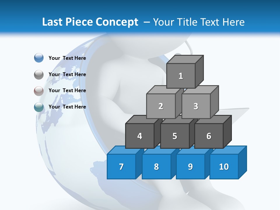 Image World Grey PowerPoint Template