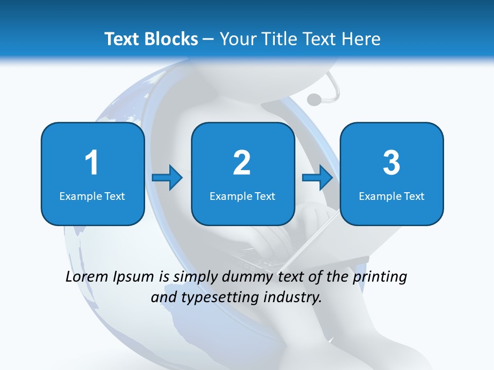 Image World Grey PowerPoint Template
