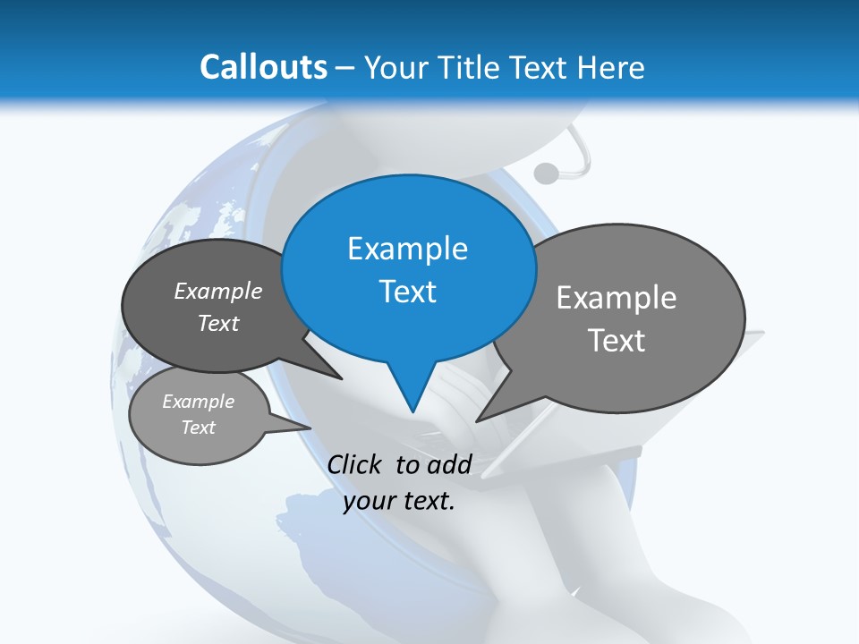 Image World Grey PowerPoint Template