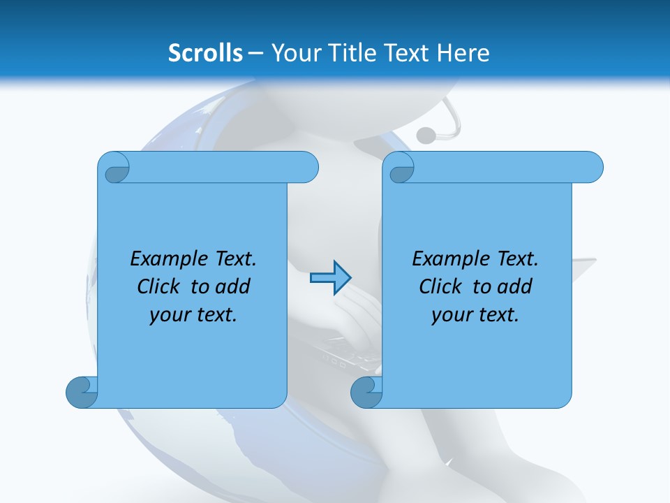 Image World Grey PowerPoint Template