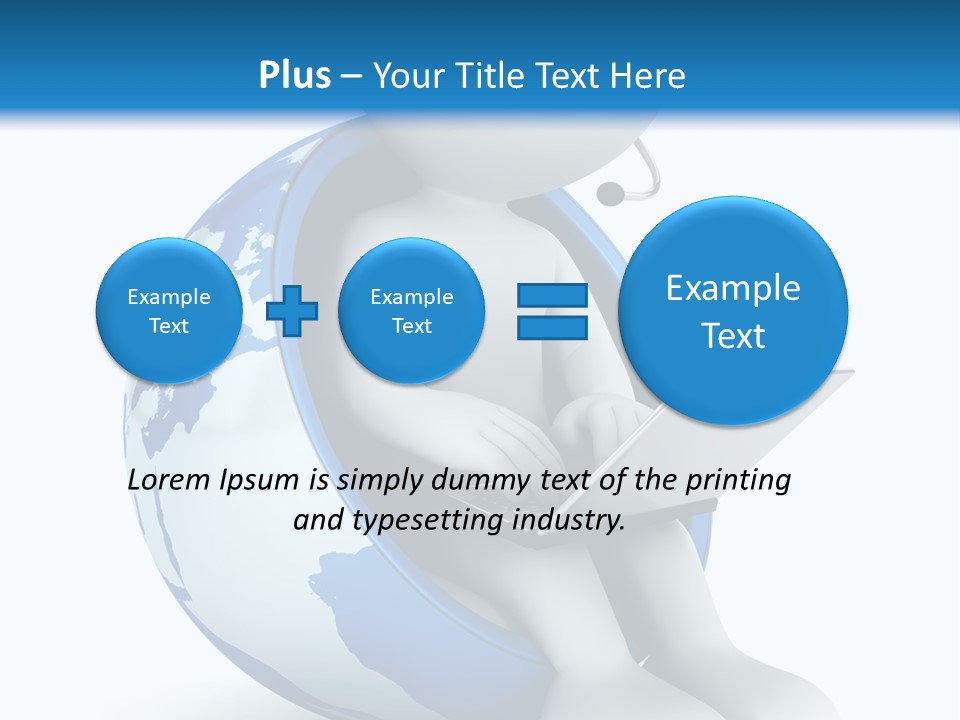 Image World Grey PowerPoint Template